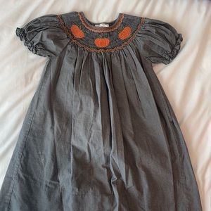 Smocked Pumpkin Dress